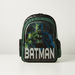 Batman Graphic Print Backpack with Adjustable Straps and Zip Closure - 18 inches-Backpacks-thumbnail-0
