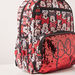 Disney Minnie Mouse Print Sequin Detail Backpack with Stationery Set - 15 inches-Backpacks-thumbnail-3