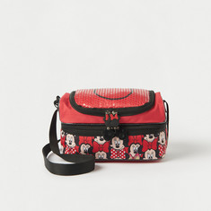 Disney Minnie Mouse Print 2-Layer Lunch Bag with Adjustable Strap