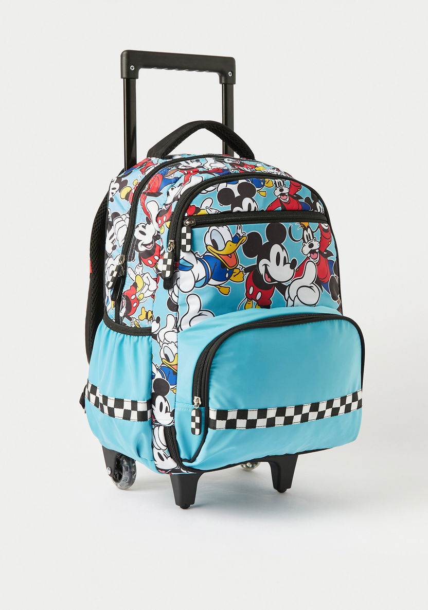 Disney Minnie Mouse and Friends Print Trolley Backpack with Stationery Set - 15 inches-Trolleys-image-2