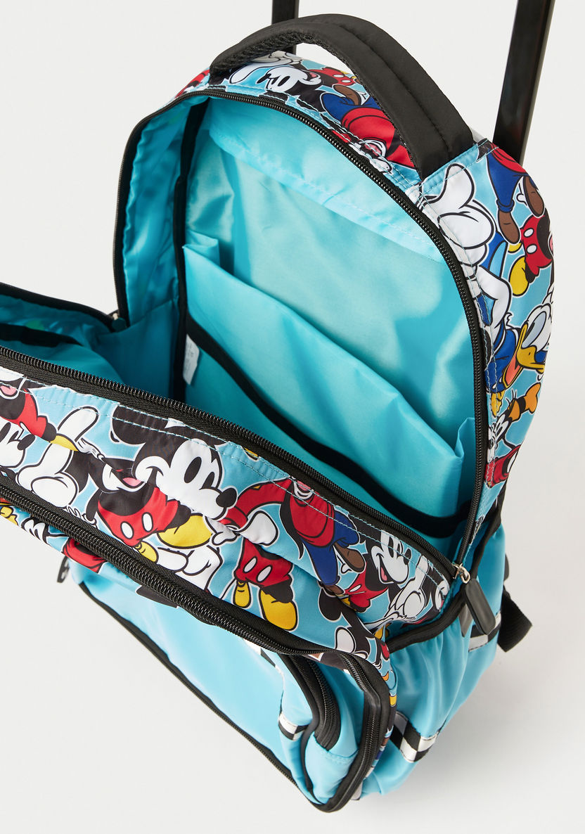 Disney Minnie Mouse and Friends Print Trolley Backpack with Stationery Set - 15 inches-Trolleys-image-6