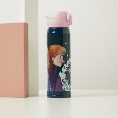 Disney Frozen Print Stainless Steel Water Bottle - 450 ml