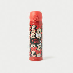 Disney Minnie Mouse Print Stainless Steel Water Bottle - 450 ml