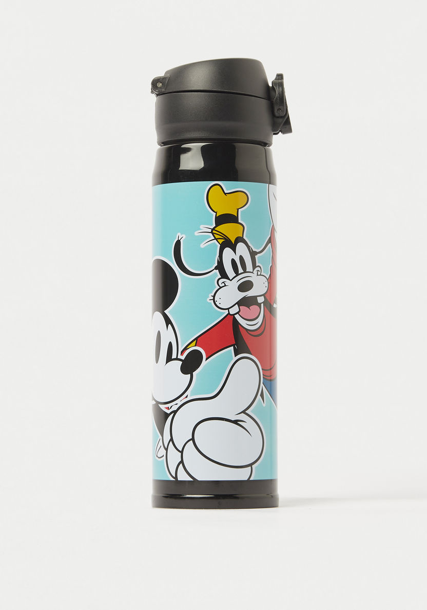 Disney Mickey and Friends Print Stainless Steel Water Bottle - 450 ml-Water Bottles-image-0