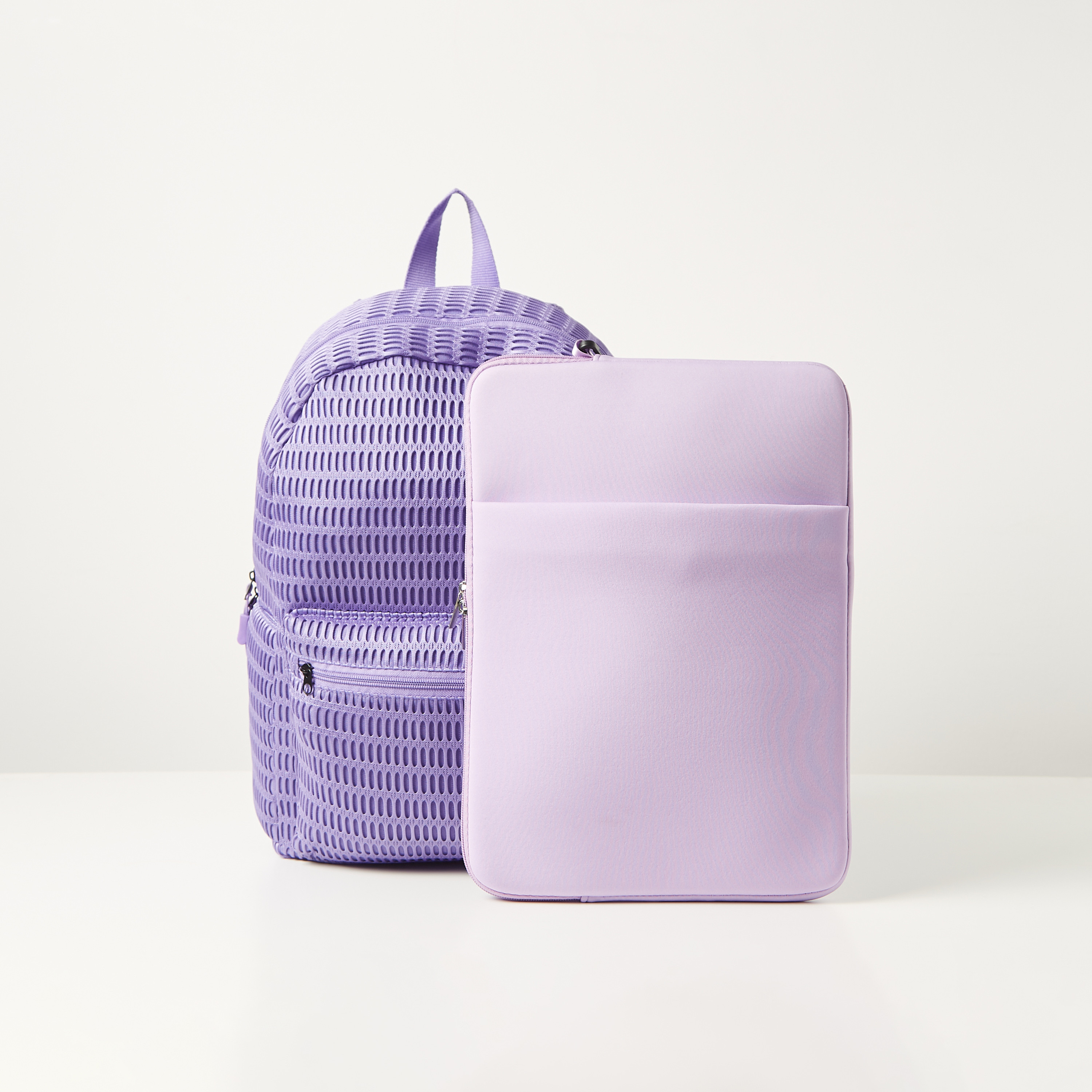 Juniors Textured Backpack with Adjustable Strap and Laptop Holder - 16 inches-school-bagsandbackpacks-backpacks-image-1