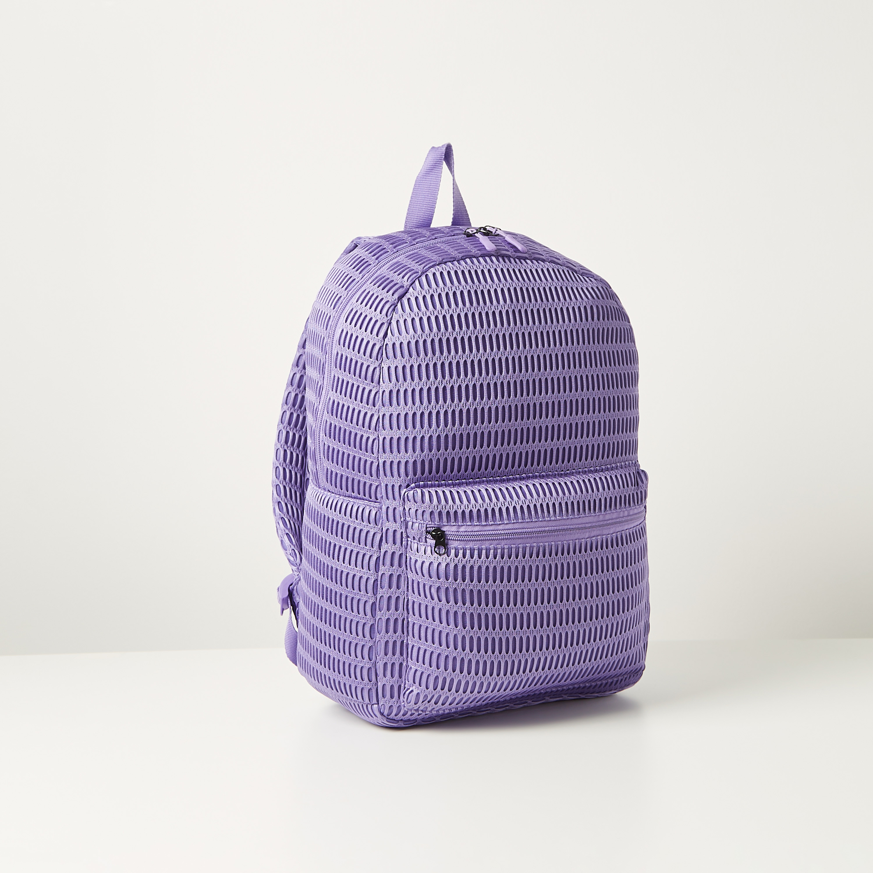 Juniors Textured Backpack with Adjustable Strap and Laptop Holder - 16 inches-school-bagsandbackpacks-backpacks-image-5