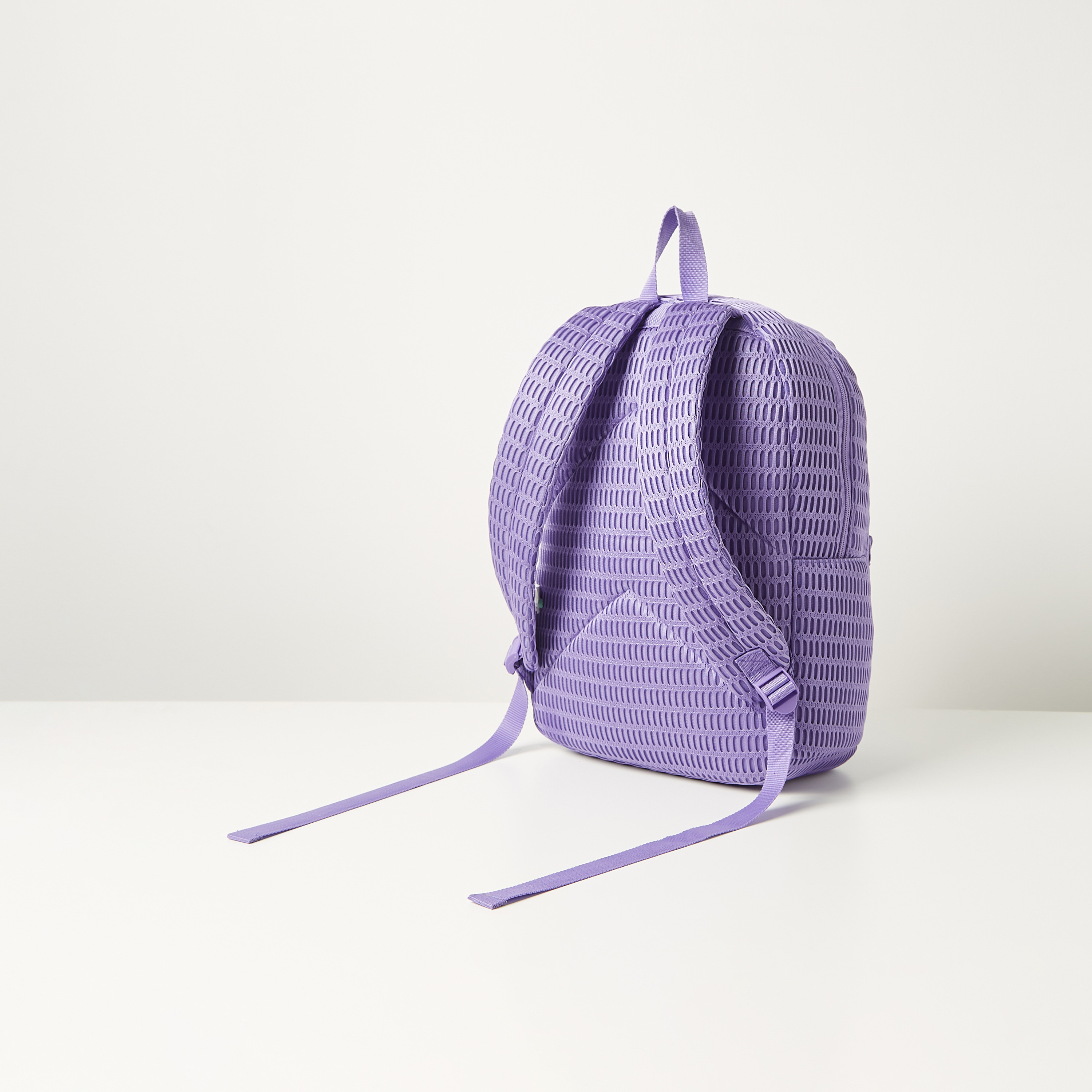 Juniors Textured Backpack with Adjustable Strap and Laptop Holder - 16 inches-school-bagsandbackpacks-backpacks-image-7
