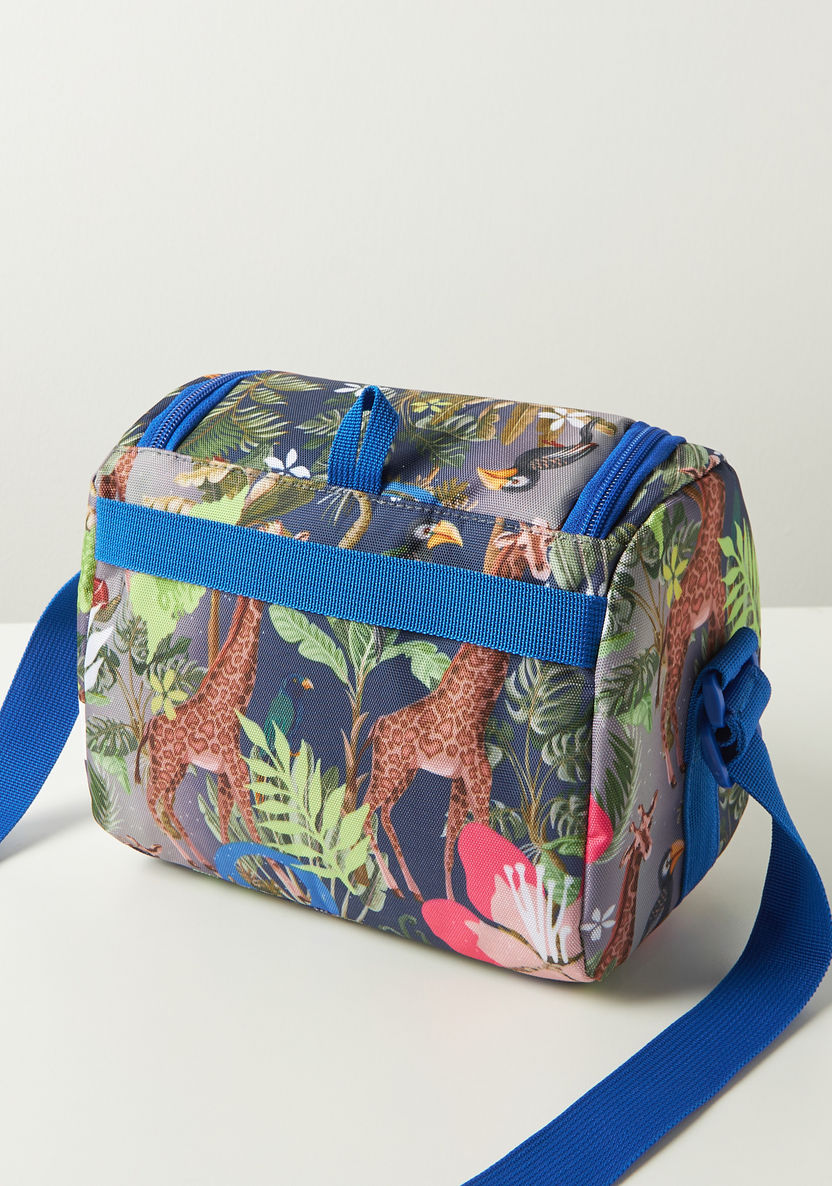 Juniors All-Over Tropical Print Lunch Bag-Lunch Bags-image-3