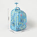 Juniors All-Over Floral Print Trolley Backpack with Retractable Handle - 18 inches-Trolleys-thumbnail-1