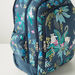 Juniors Floral Graphic Print Trolley Backpack with Retractable Handle - 18 inches-Trolleys-thumbnail-3