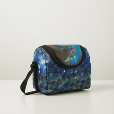 Junior Space Print Lunch Bag with Adjustable Strap