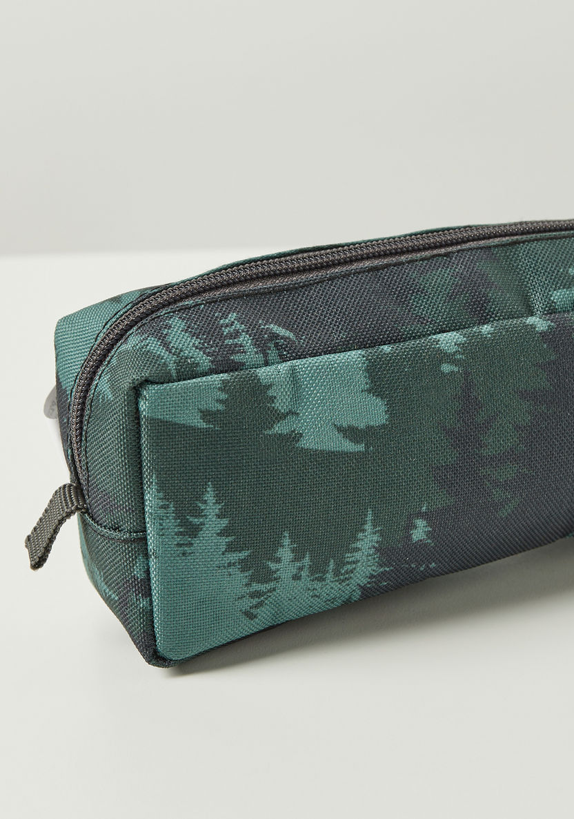 Juniors Tree Print Pencil Pouch with Zip Closure-Pencil Cases-image-2