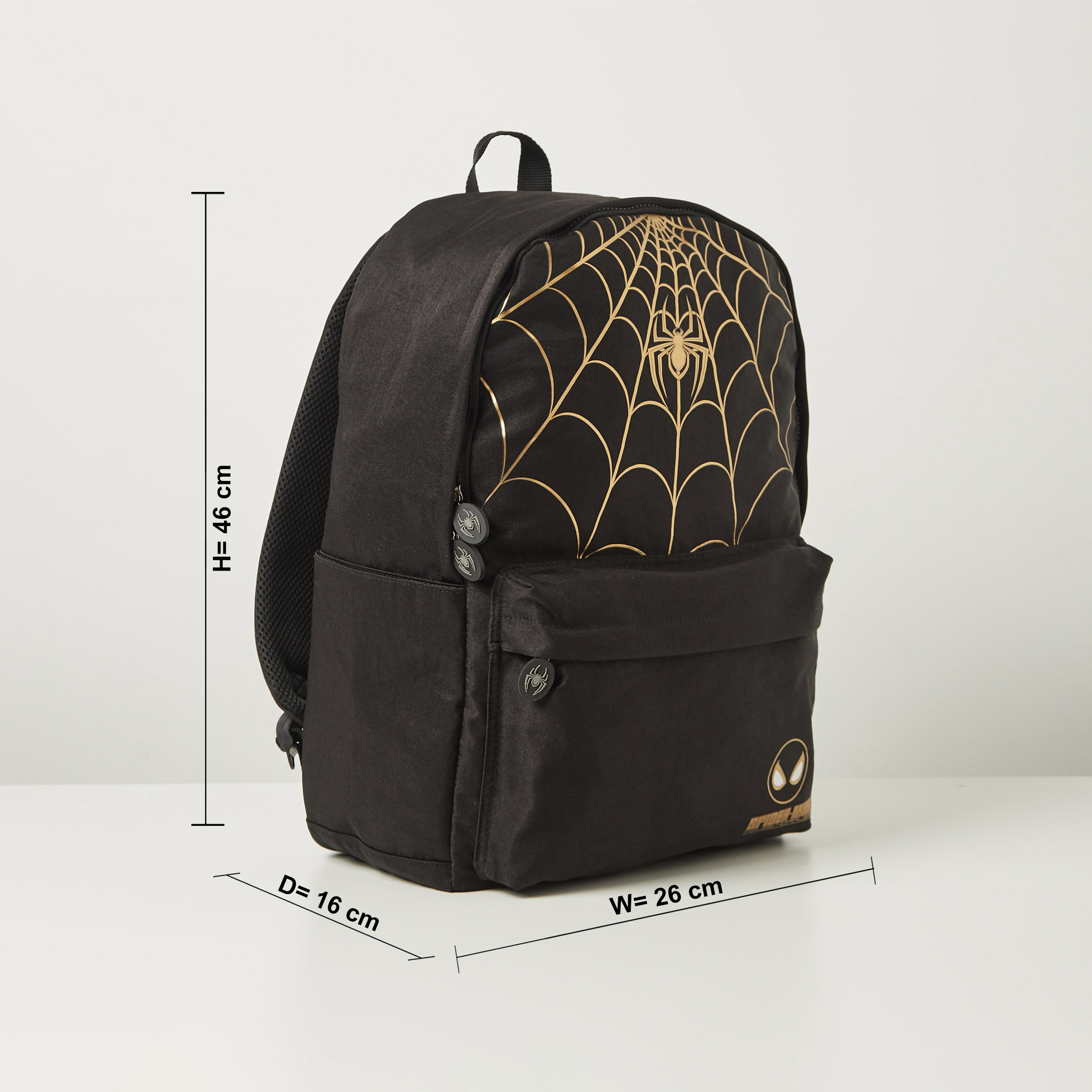 Spiderman Brooklyn Print Backpack - 18 inches-school-bagsandbackpacks-backpacks-image-2