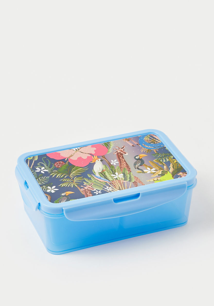 Juniors Printed 3-Compartment Lunch Box Set with Lid-Lunch Boxes-image-0