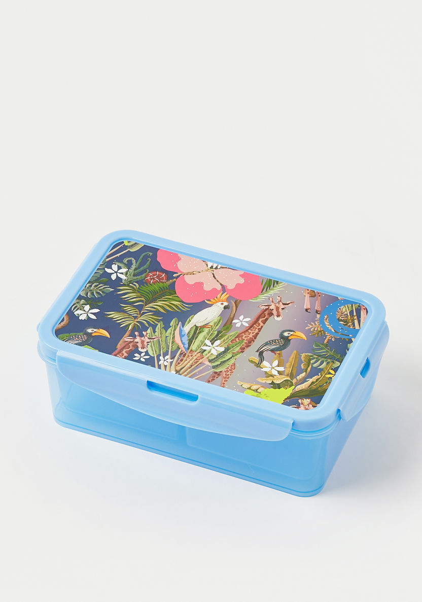 Juniors Printed 3-Compartment Lunch Box Set with Lid-Lunch Boxes-image-1