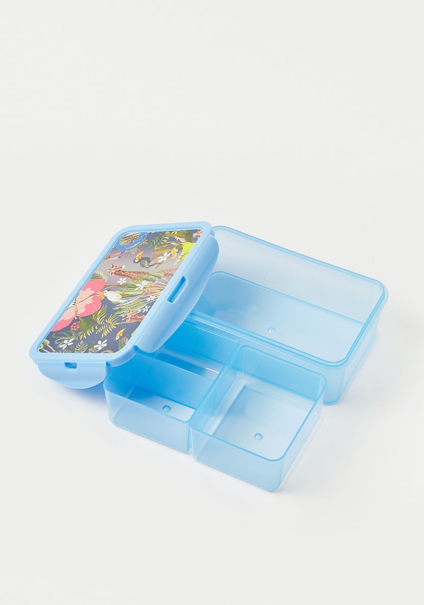 Juniors Printed 3-Compartment Lunch Box Set with Lid-Lunch Boxes-image-4