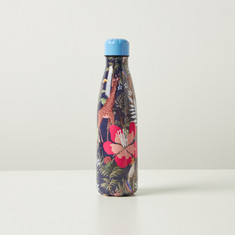Juniors Tropical Print Stainless Steel Water Bottle - 500 ml
