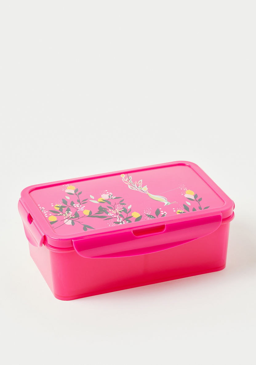 Juniors Floral Print Lunch Box - 1.2 L-Lunch Boxes-image-0
