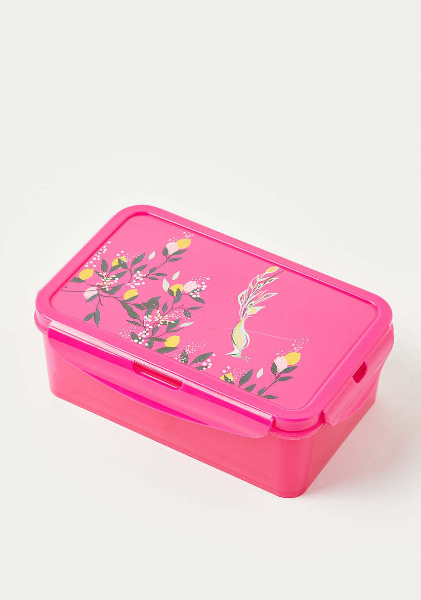Juniors Floral Print Lunch Box - 1.2 L-Lunch Boxes-image-1