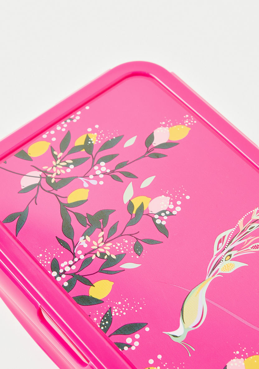 Juniors Floral Print Lunch Box - 1.2 L-Lunch Boxes-image-2