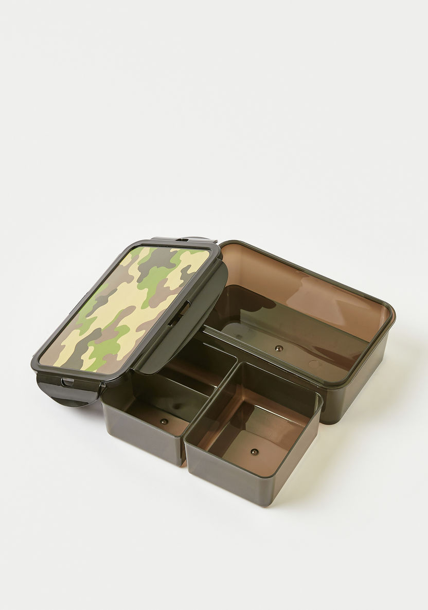 Juniors Camouflage Print Lunch Box with Lid-Lunch Boxes-image-4