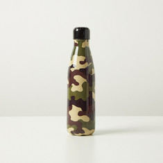 Juniors Camouflage Print Stainless Steel Water Bottle - 500 ml