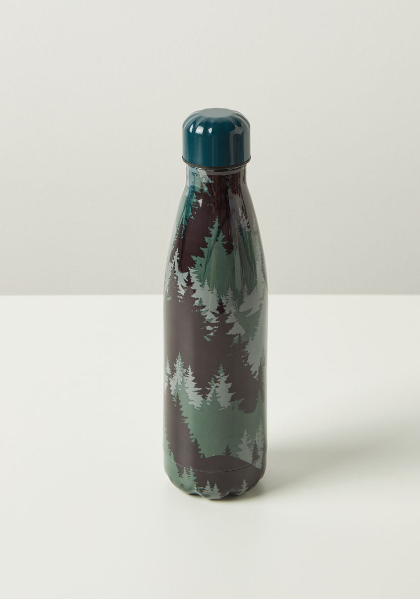 Juniors Forest Print Stainless Steel Water Bottle - 500 ml-Water Bottles-image-3