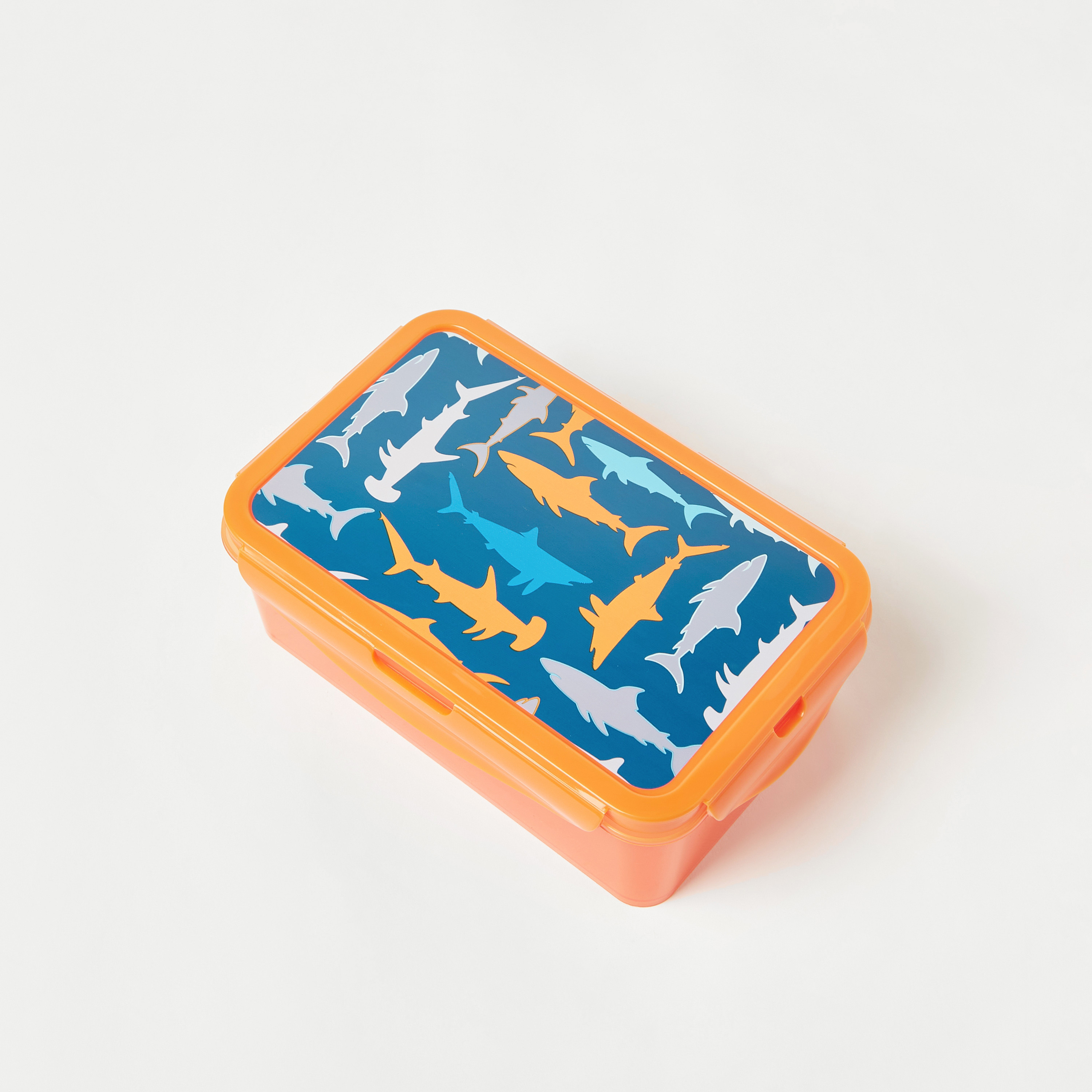 Juniors Shark Print 3-Compartment Lunch Box-school-lunchessentials-lunchboxes-image-2