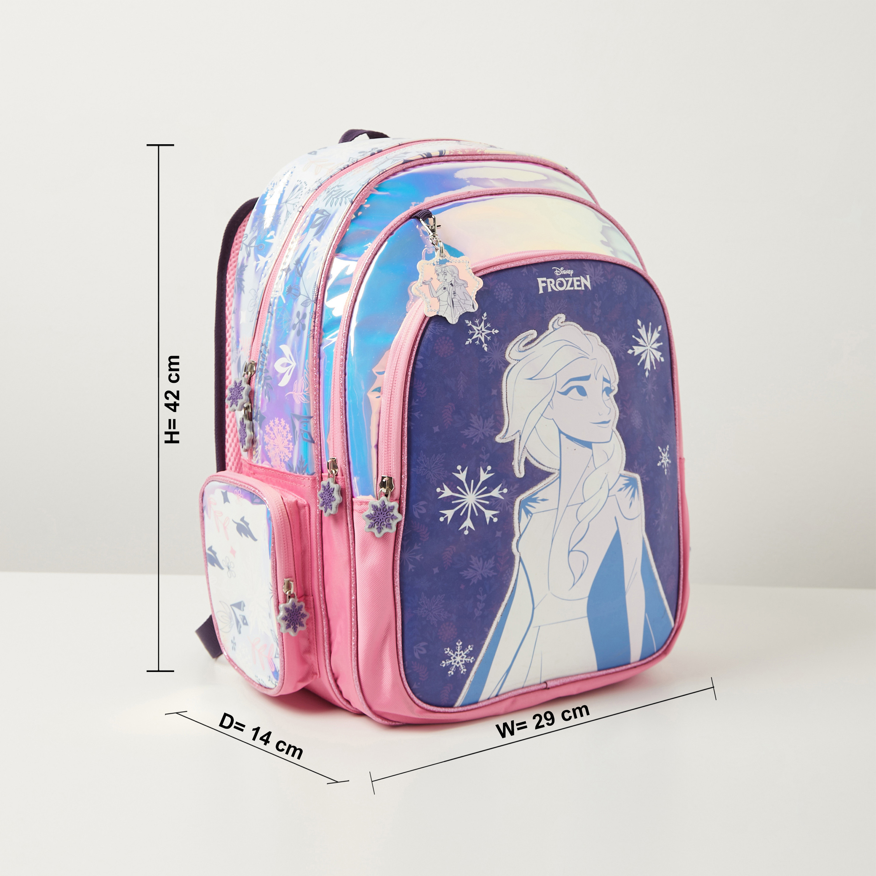 Disney Frozen Print Backpack with Adjustable Shoulder Straps 16 inches