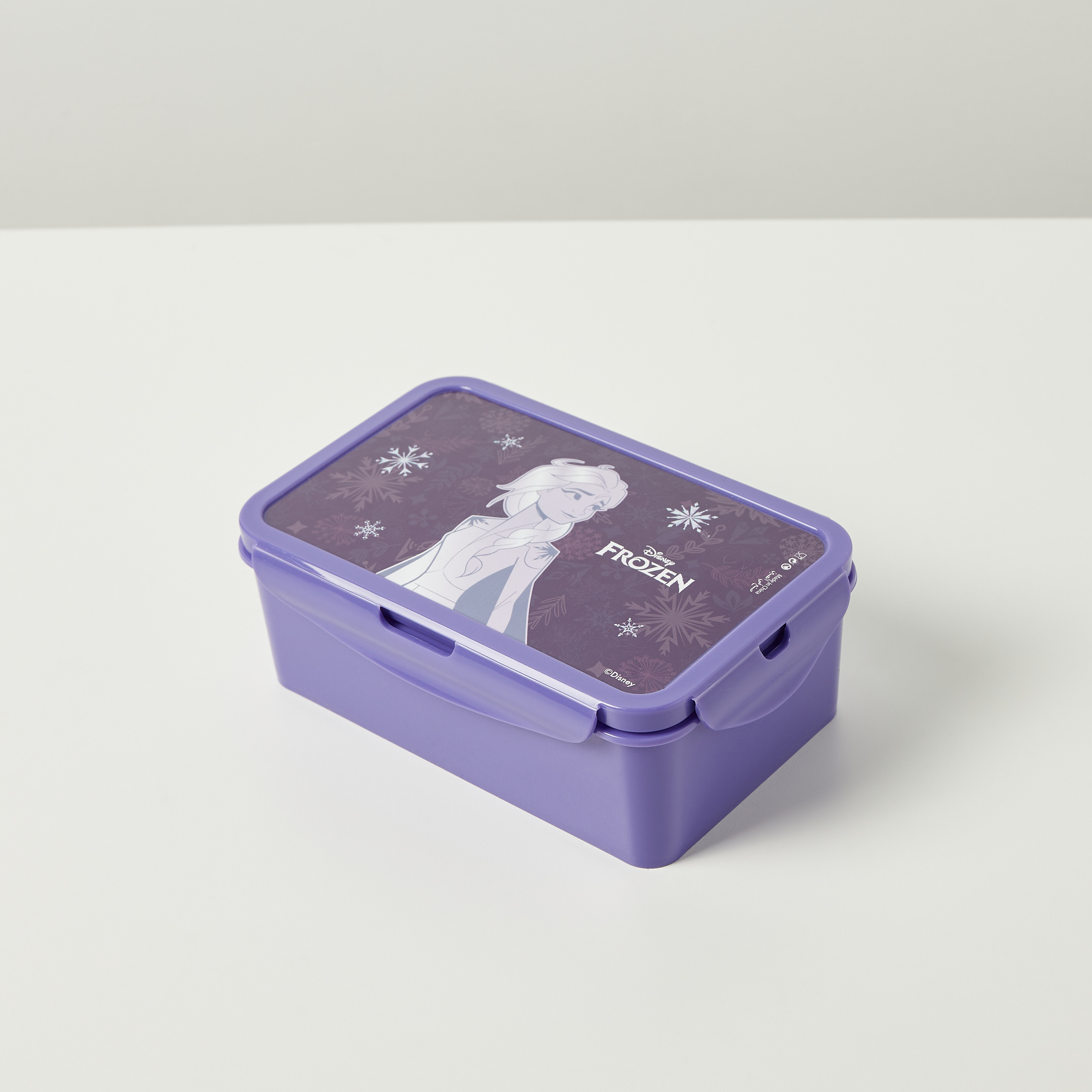 Disney Frozen Print Lunch Box with Clip Lock Lid-school-lunchessentials-lunchboxes-image-2