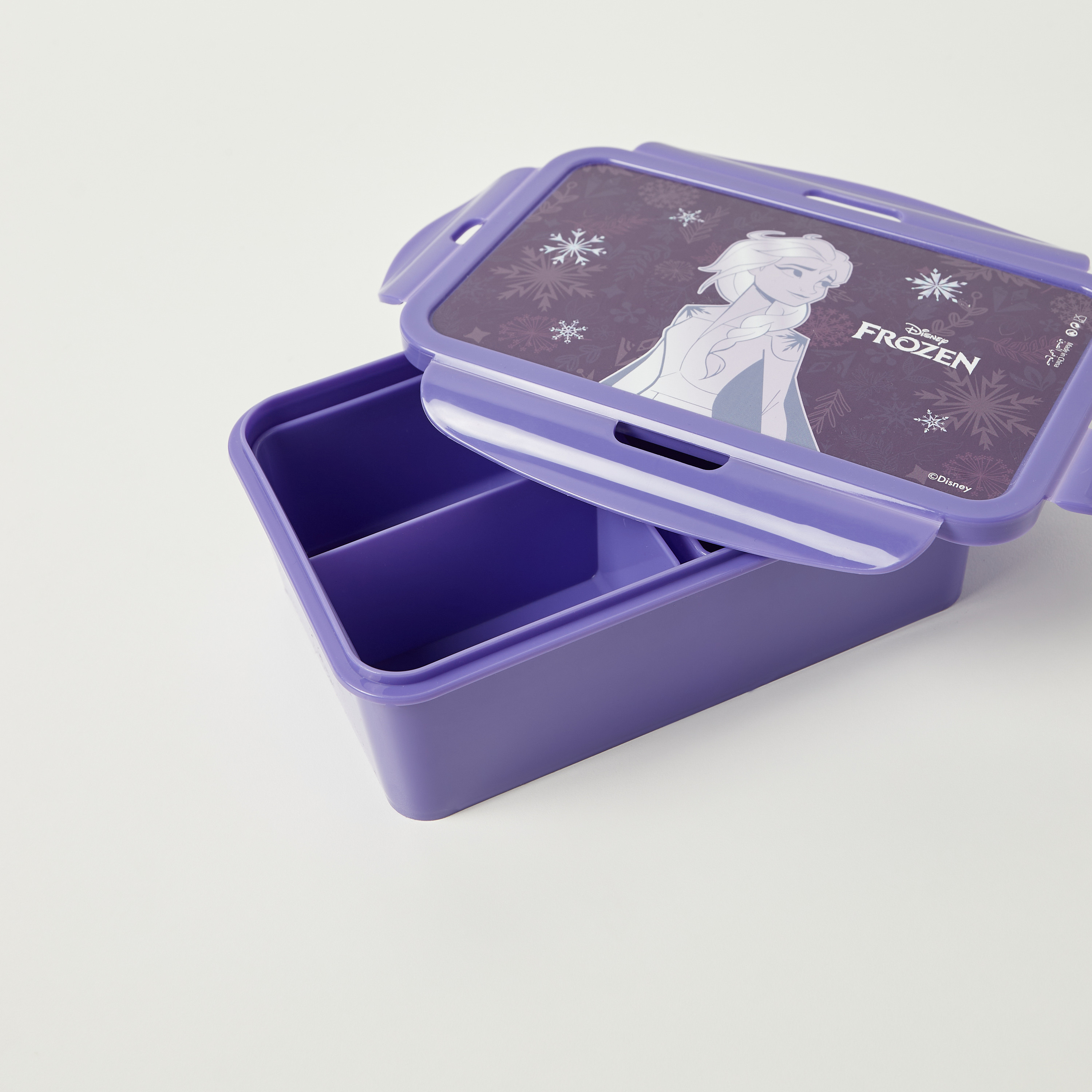Disney Frozen Print Lunch Box with Clip Lock Lid-school-lunchessentials-lunchboxes-image-5