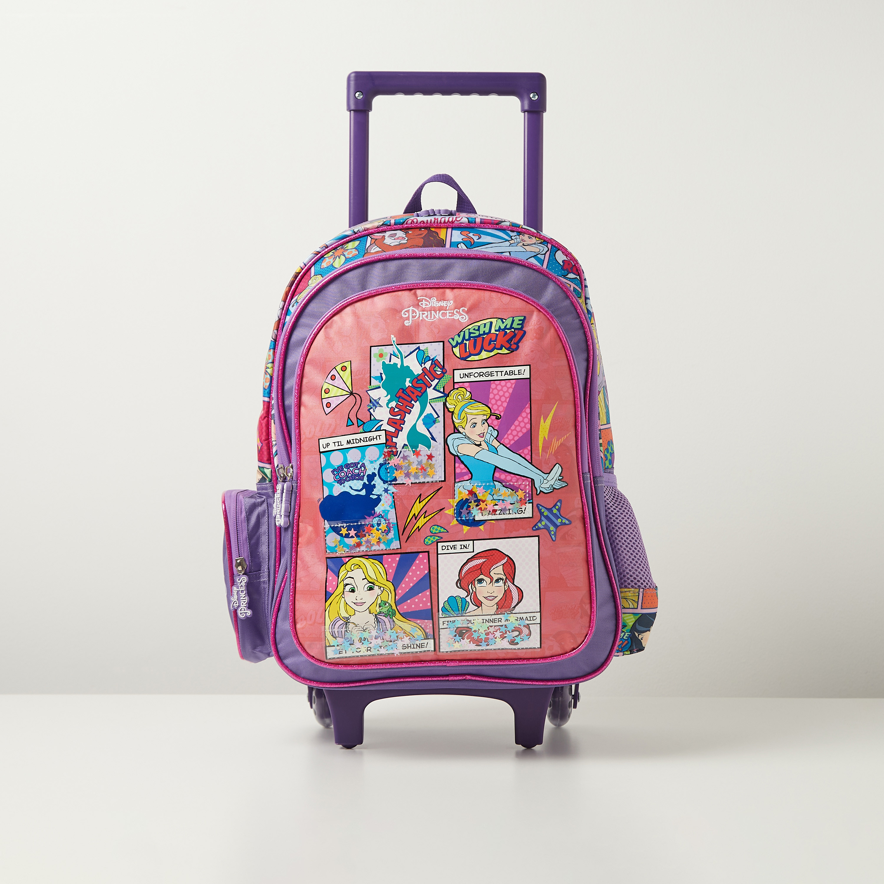 Disney princess rolling outlet backpack