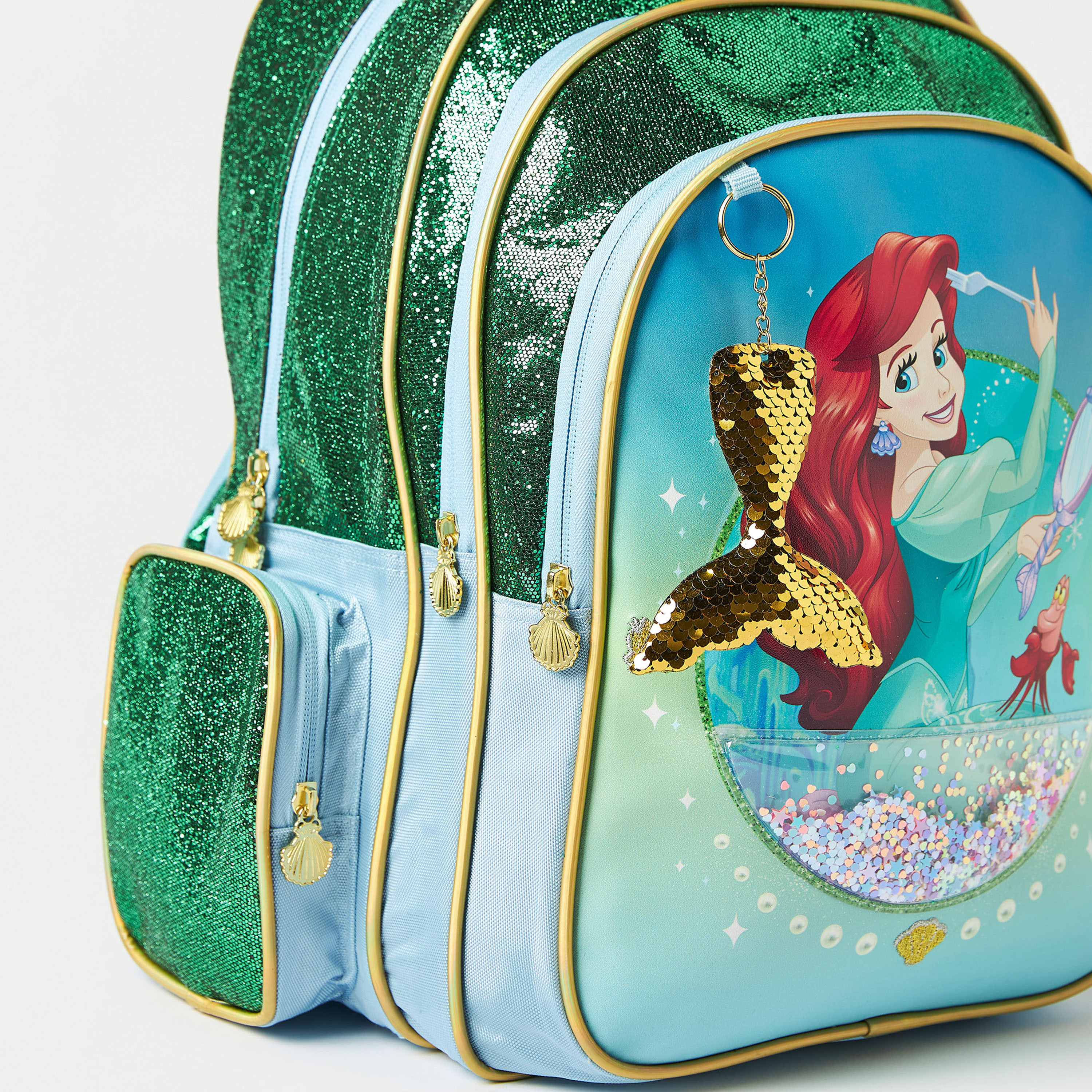 Disney Princess Sequin Embellished Backpack - 16 inches-school-bagsandbackpacks-backpacks-image-4