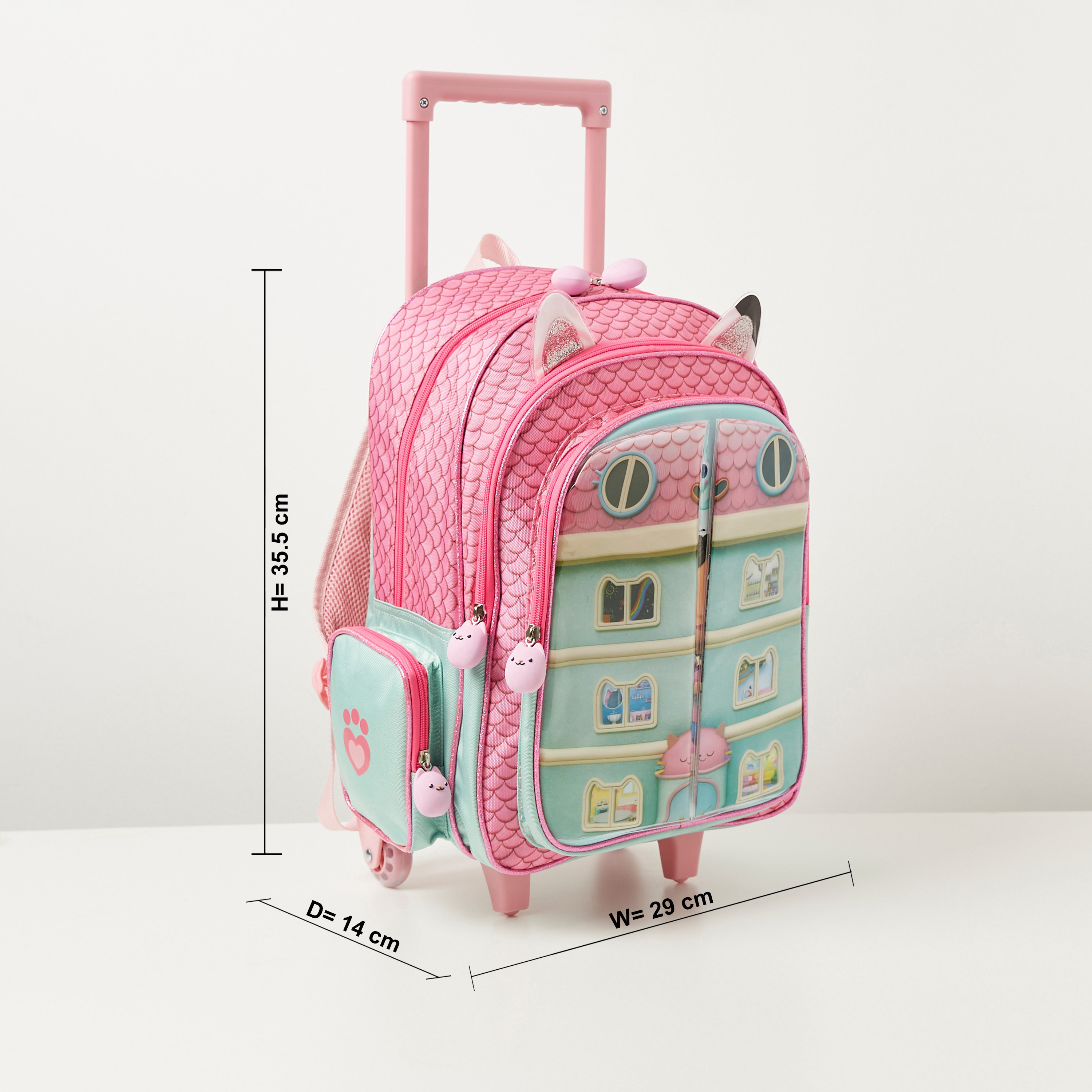 Girls sale trolley backpack