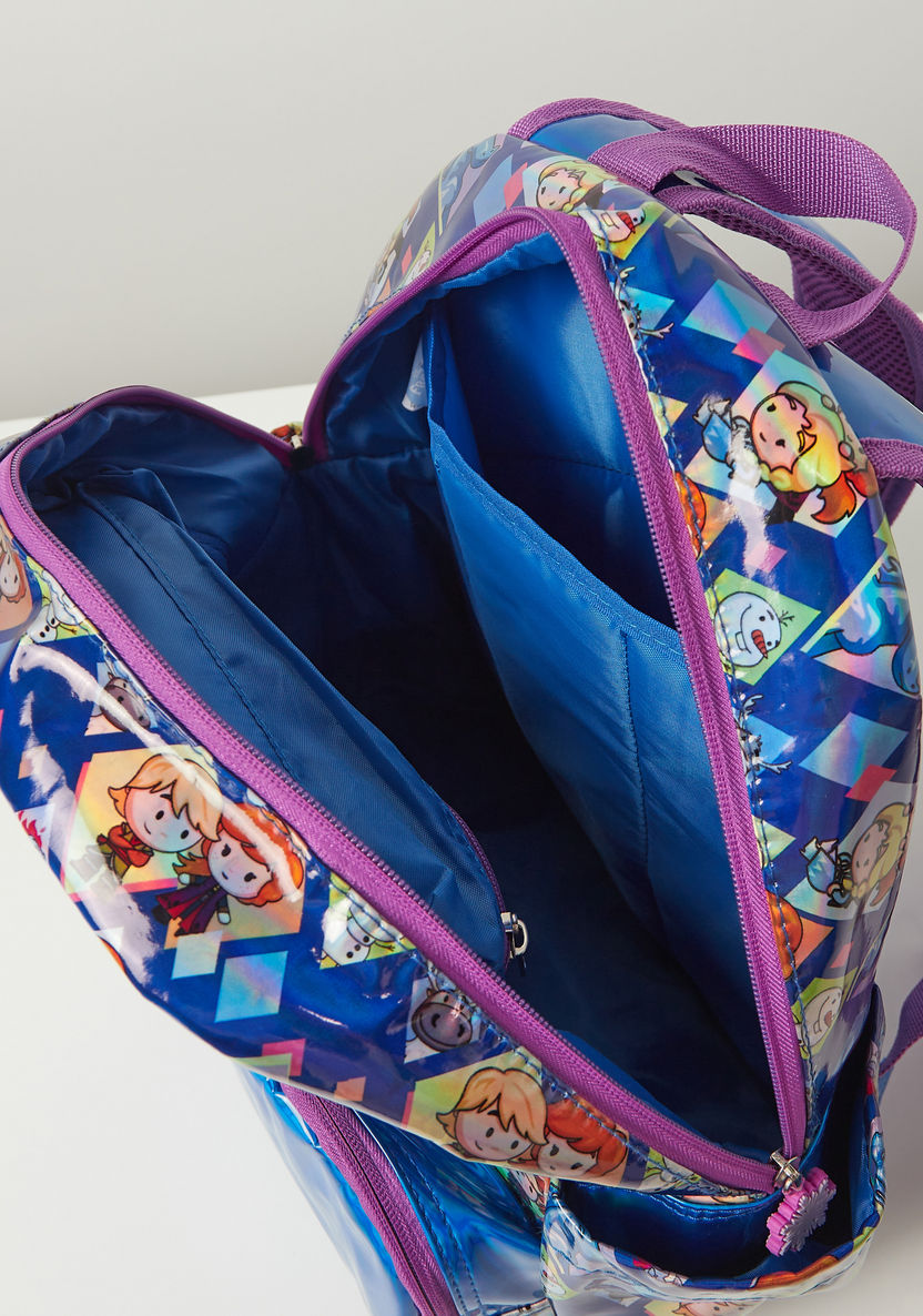 Disney Frozen Print Backpack - 14 inches-Backpacks-image-5
