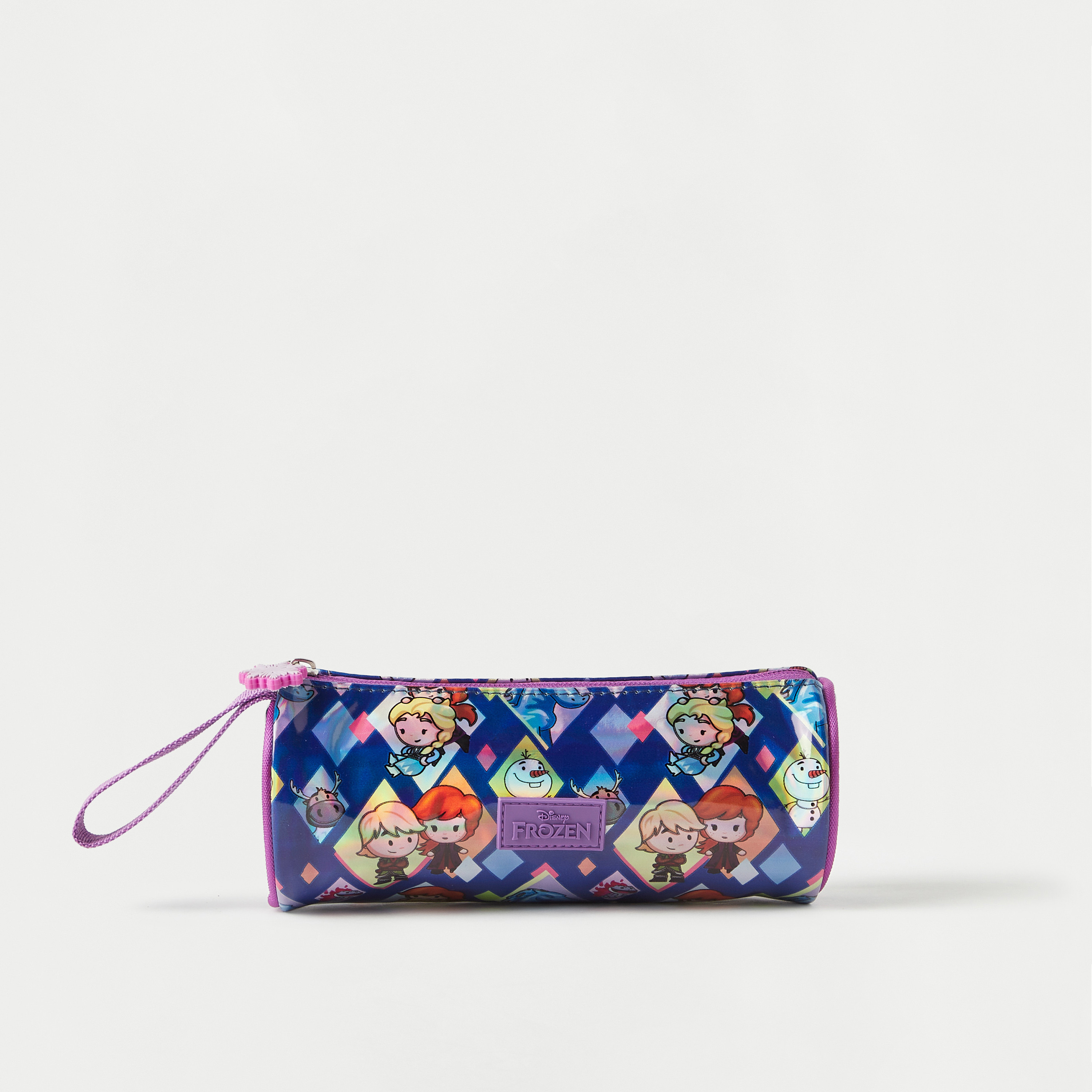 Disney Frozen Print Pencil Pouch with Zip Closure-school-stationery-pencilcases-image-1
