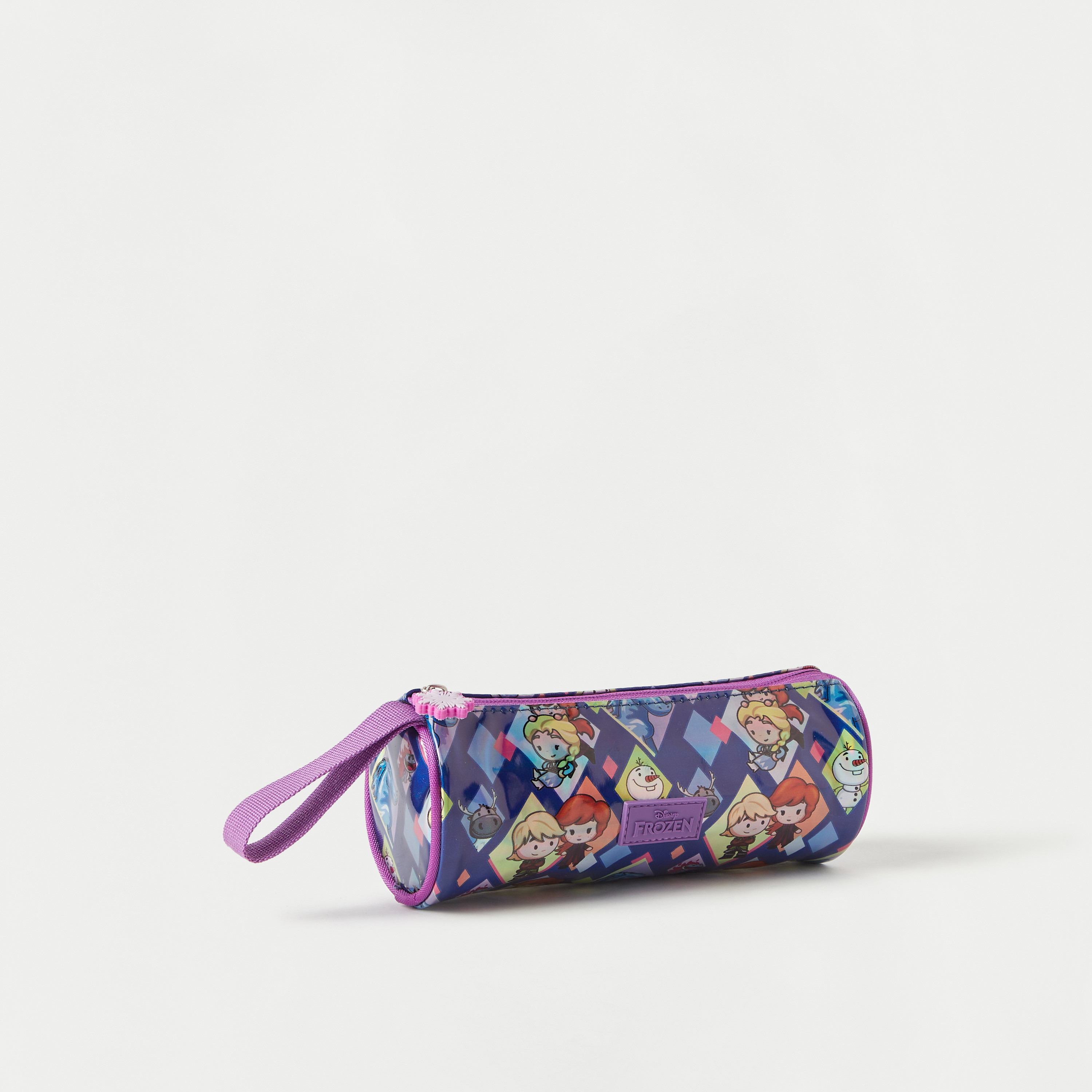 Disney Frozen Print Pencil Pouch with Zip Closure-school-stationery-pencilcases-image-2