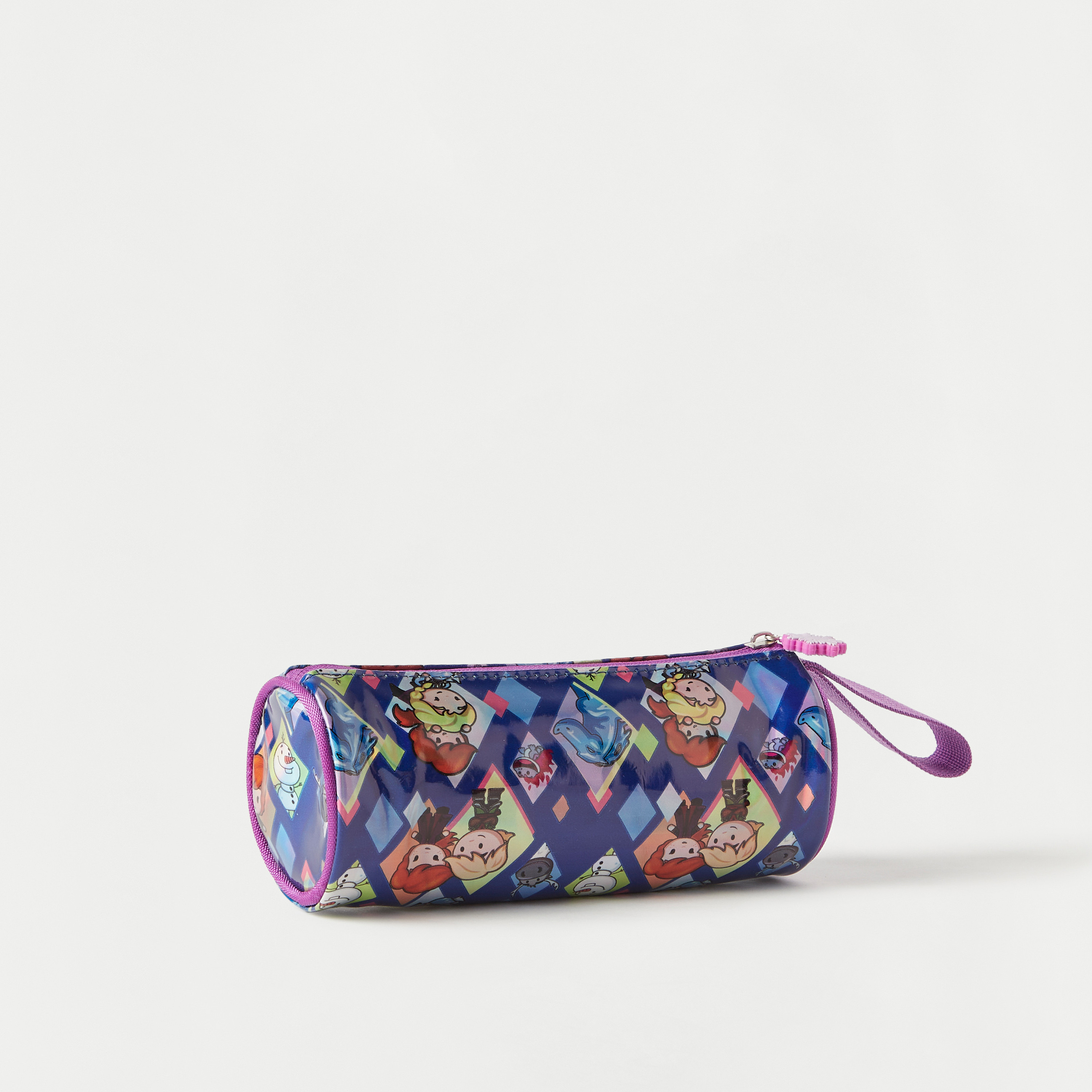 Disney Frozen Print Pencil Pouch with Zip Closure-school-stationery-pencilcases-image-4