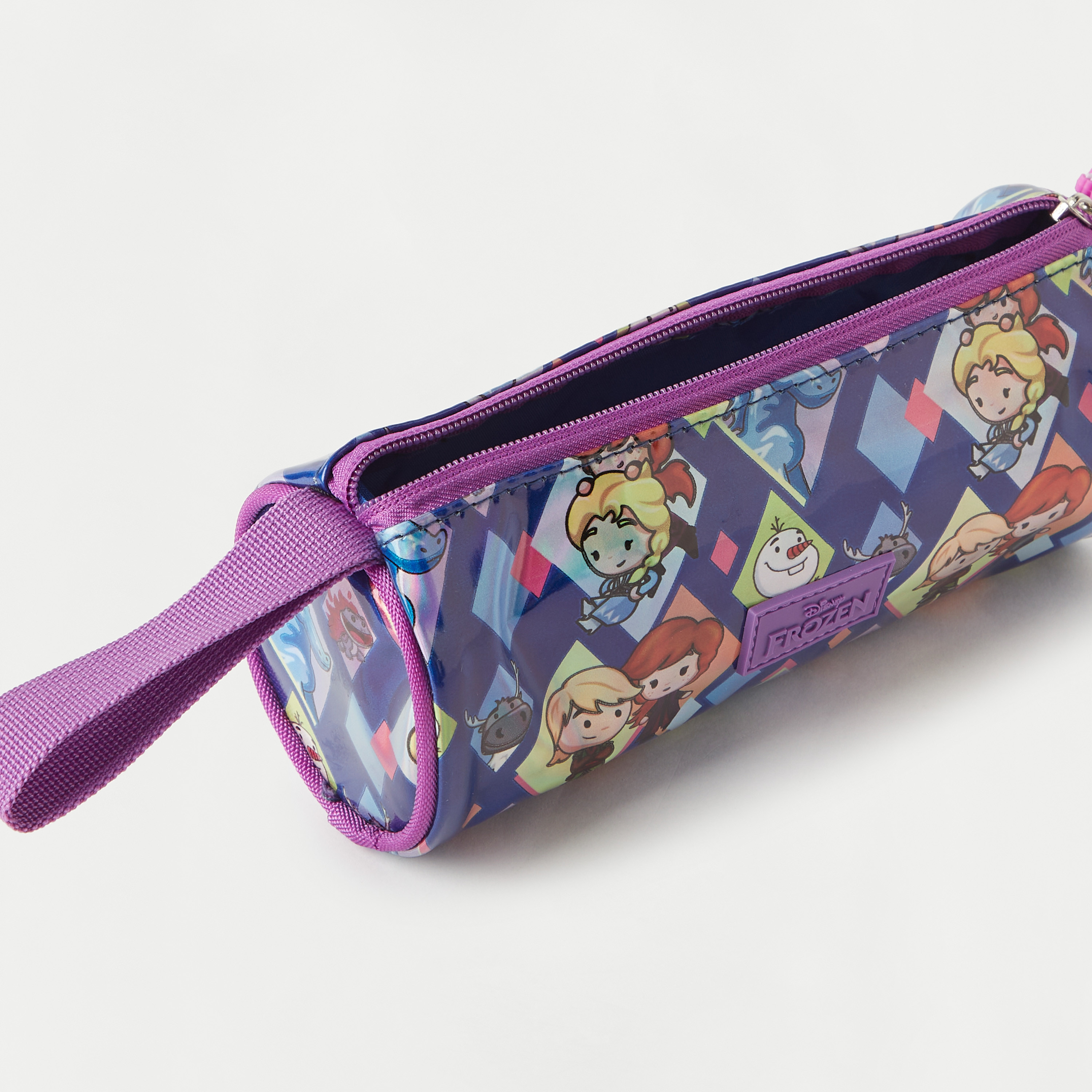 Disney Frozen Print Pencil Pouch with Zip Closure-school-stationery-pencilcases-image-5