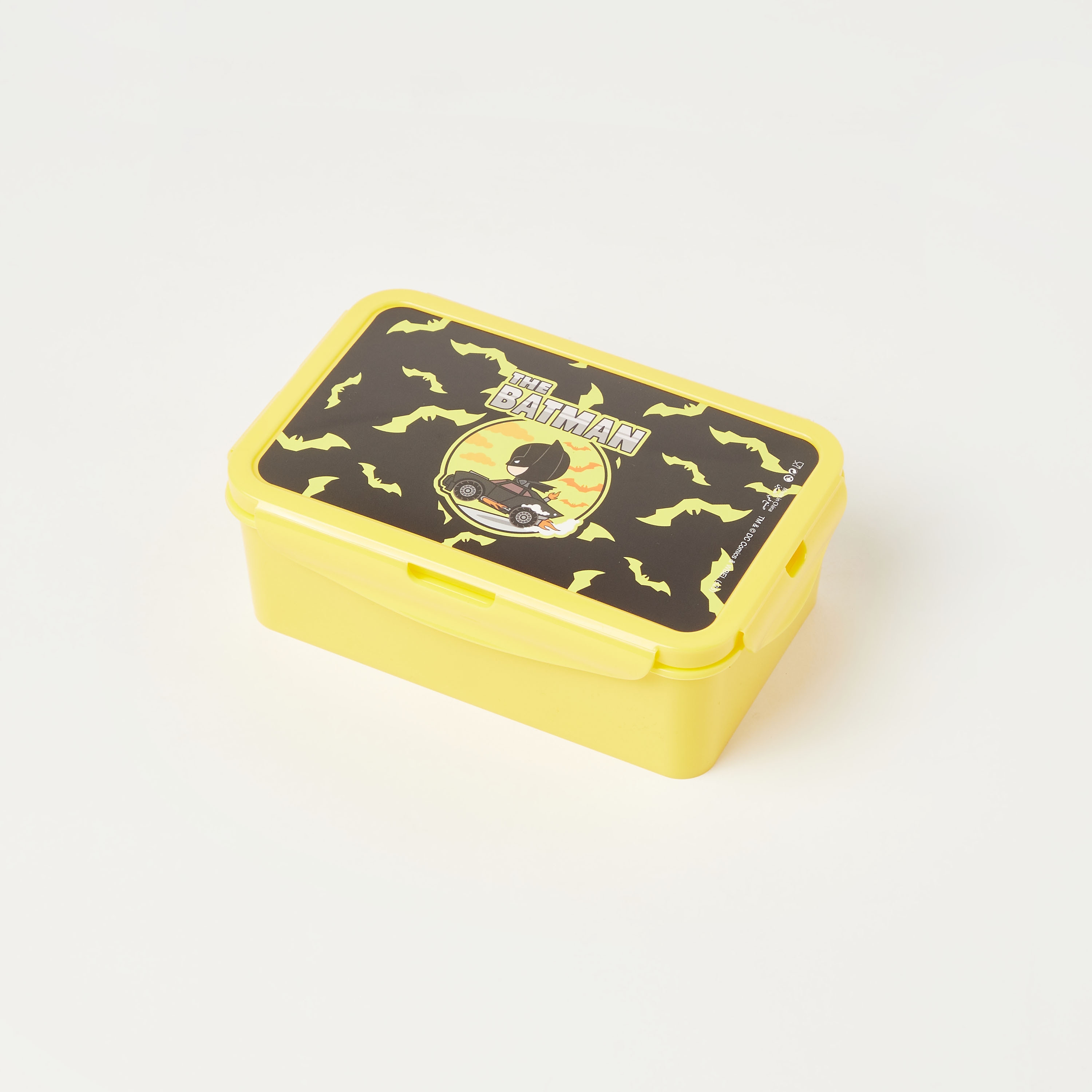 Batman Print 3-Compartment Lunch Box-school-lunchessentials-lunchboxes-image-2