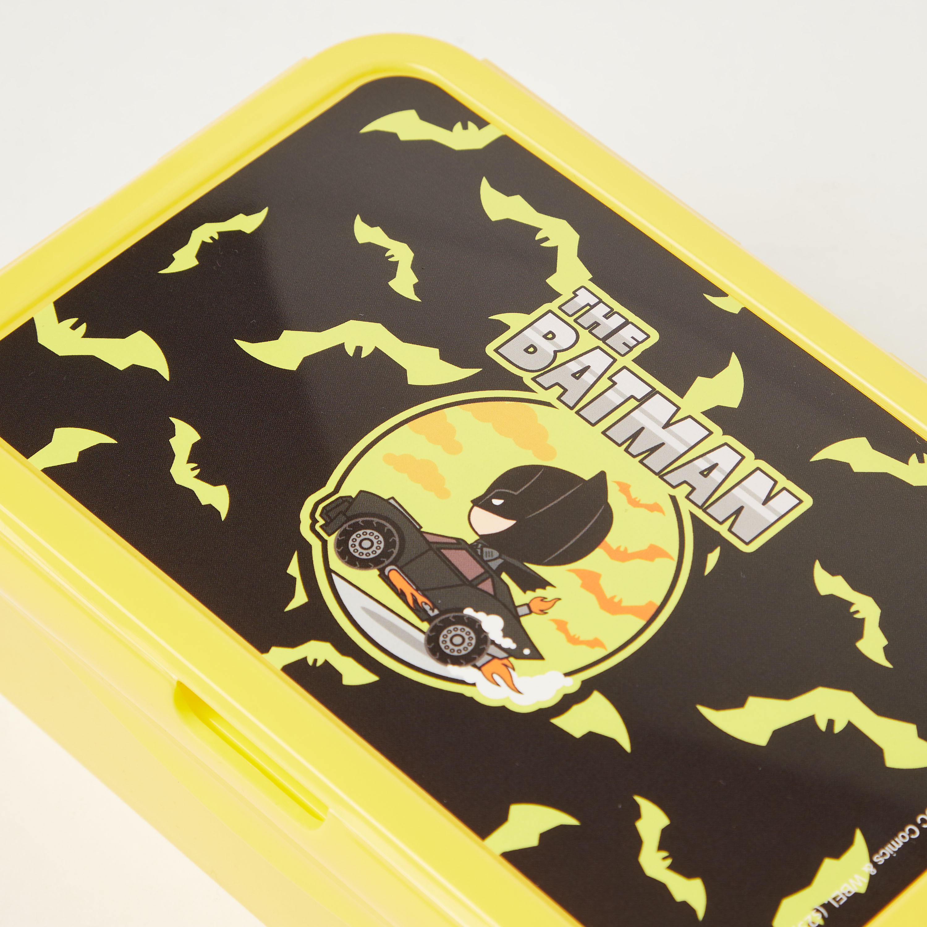 Batman Print 3-Compartment Lunch Box-school-lunchessentials-lunchboxes-image-4