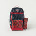 Superman Logo Print Backpack with Adjustable Shoulder Straps - 18 inches-Backpacks-thumbnailMobile-0