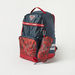 Superman Logo Print Backpack with Adjustable Shoulder Straps - 18 inches-Backpacks-thumbnailMobile-2