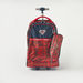 Superman Logo Print Trolley Backpack with Pouch - 20 inches-Trolleys-thumbnail-0