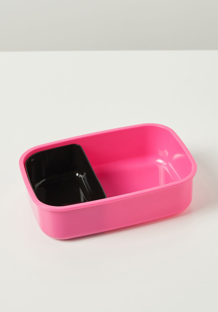 Barbie Print Lunch Box with Tray and Clip Lock Lid-Lunch Boxes-image-4