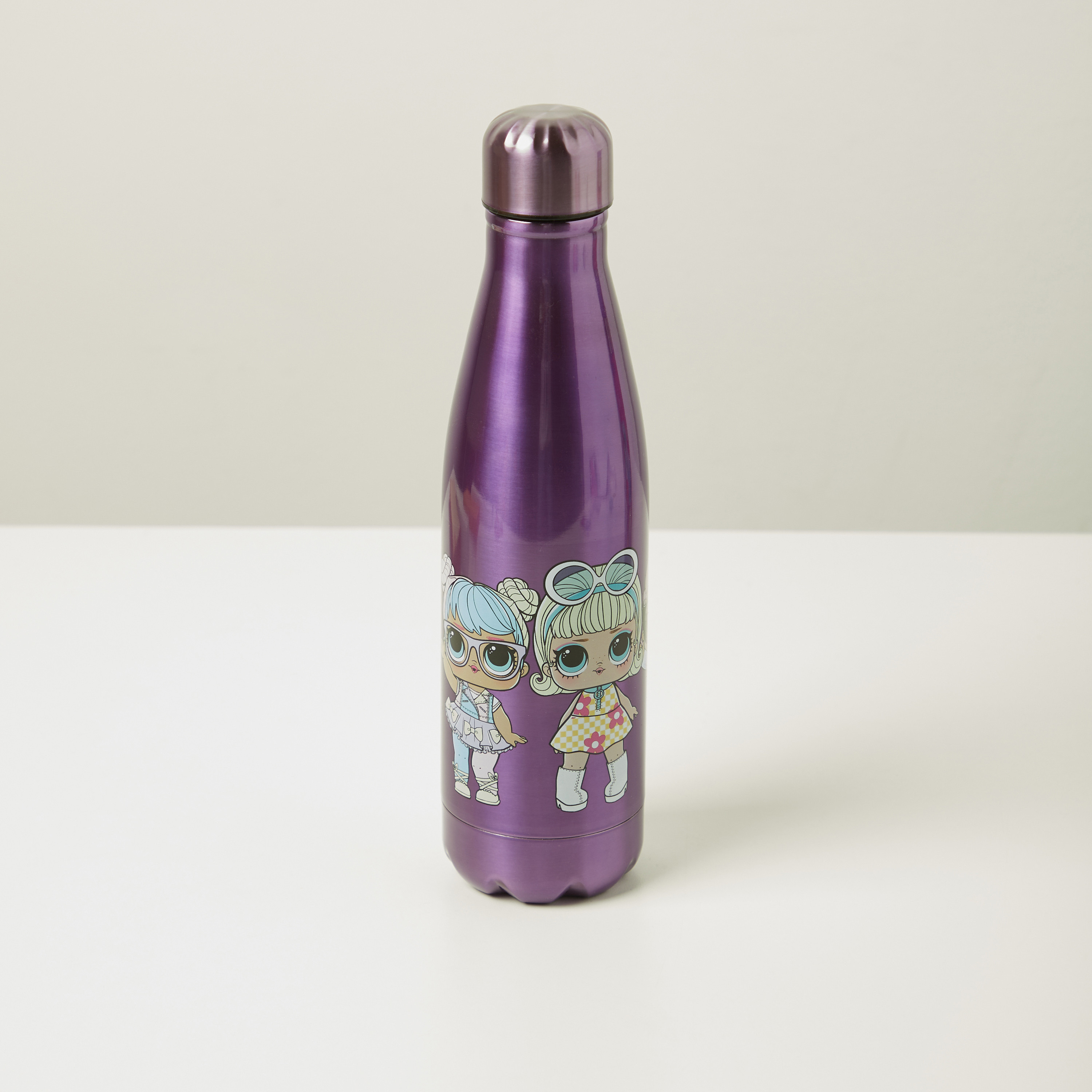قارورة مياه ستانليس ستيل بطبعات إل أو إل سربرايز! - 700 مل-school-waterbottles-image-2