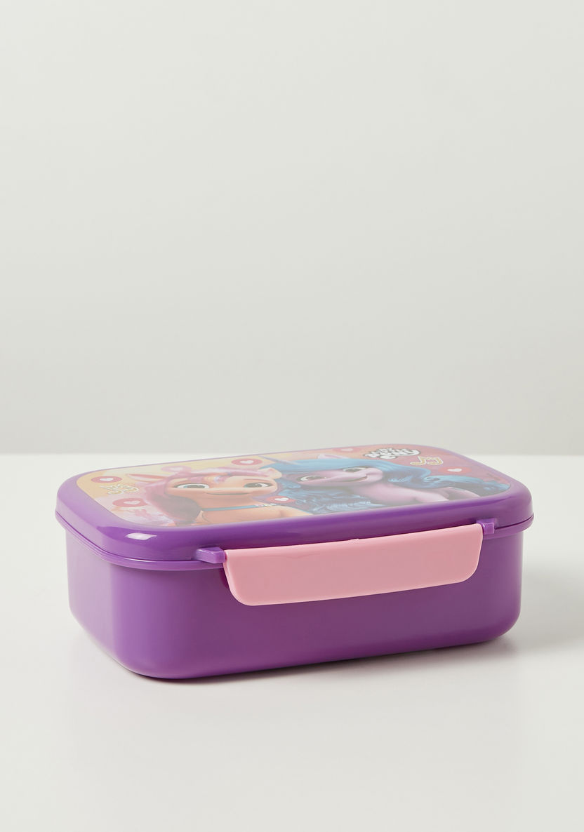 My Little Pony Printed Lunch Box with Tray and Clip Lock Lid-Lunch Boxes-image-0