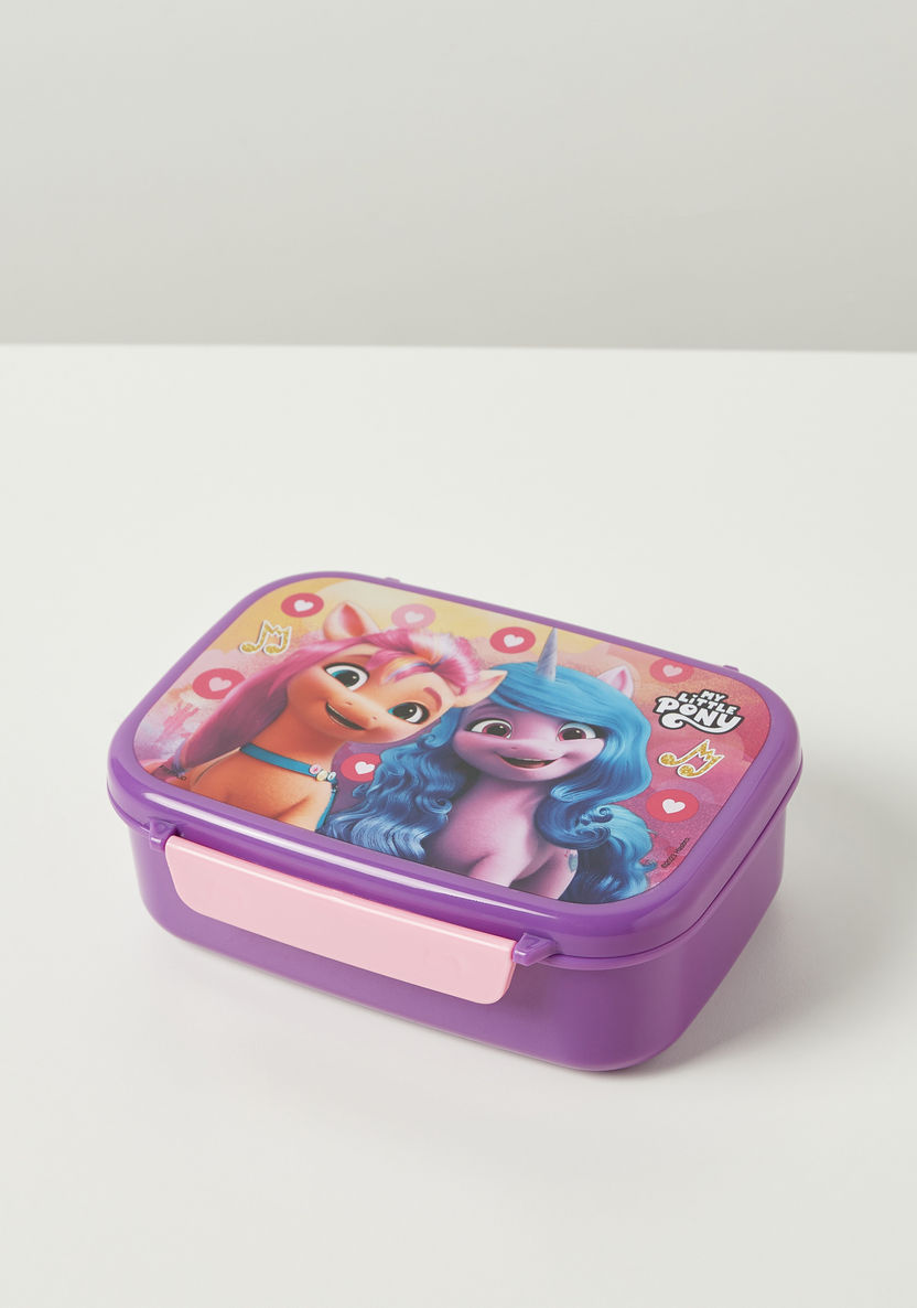 My Little Pony Printed Lunch Box with Tray and Clip Lock Lid-Lunch Boxes-image-1