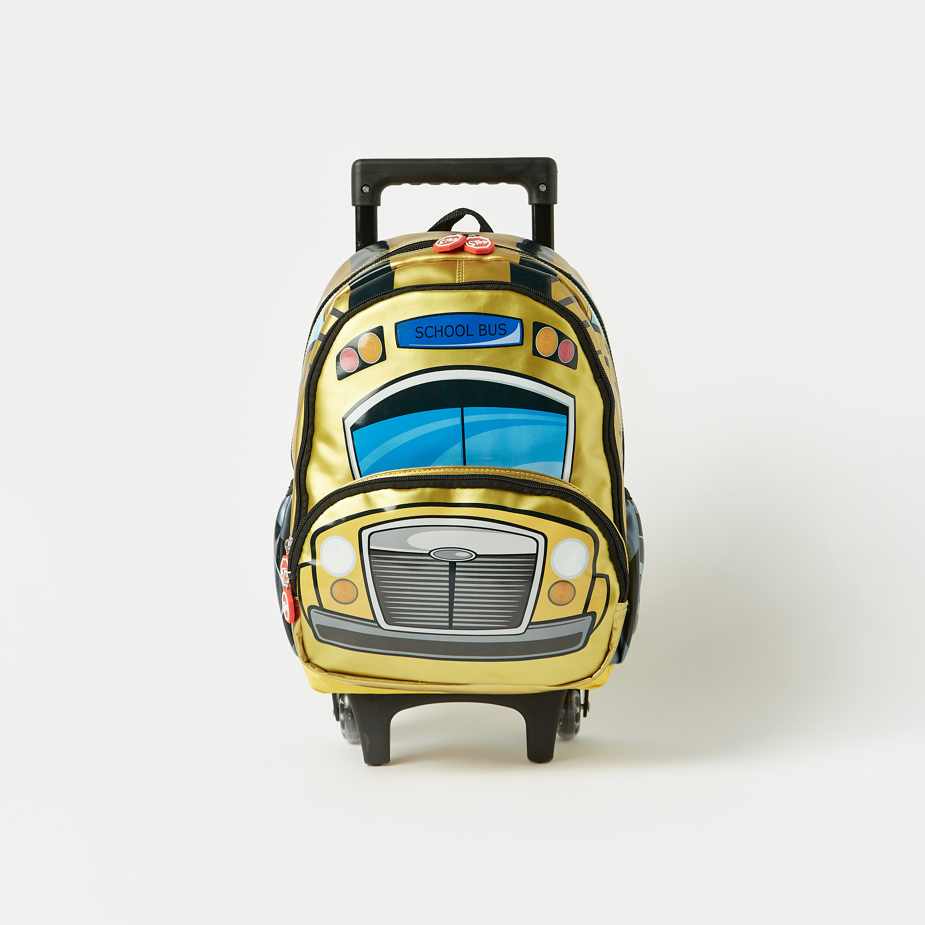Juniors Printed 3-Piece Trolley Backpack Set - 14 inches-school-bagsandbackpacks-trolleybags-image-4
