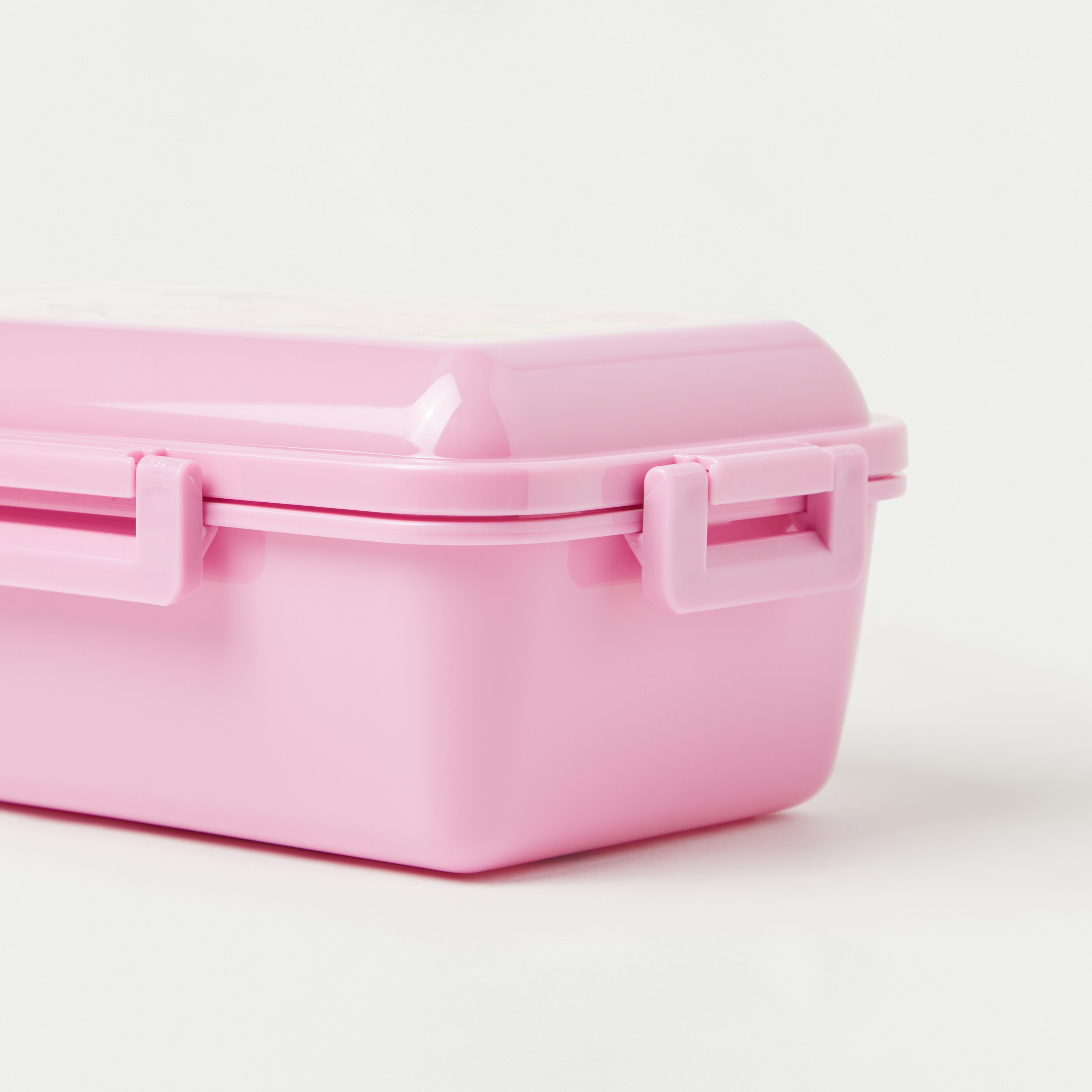 Hello Kitty Printed Lunch Box with Spoon and Clip Lock Lid-school-lunchessentials-lunchboxes-image-7